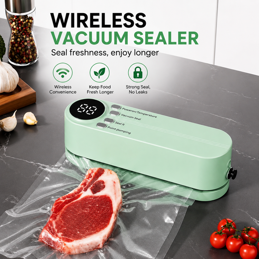 Mini Wireless Vacuum Sealer — Keep Food Fresh 3x Longer