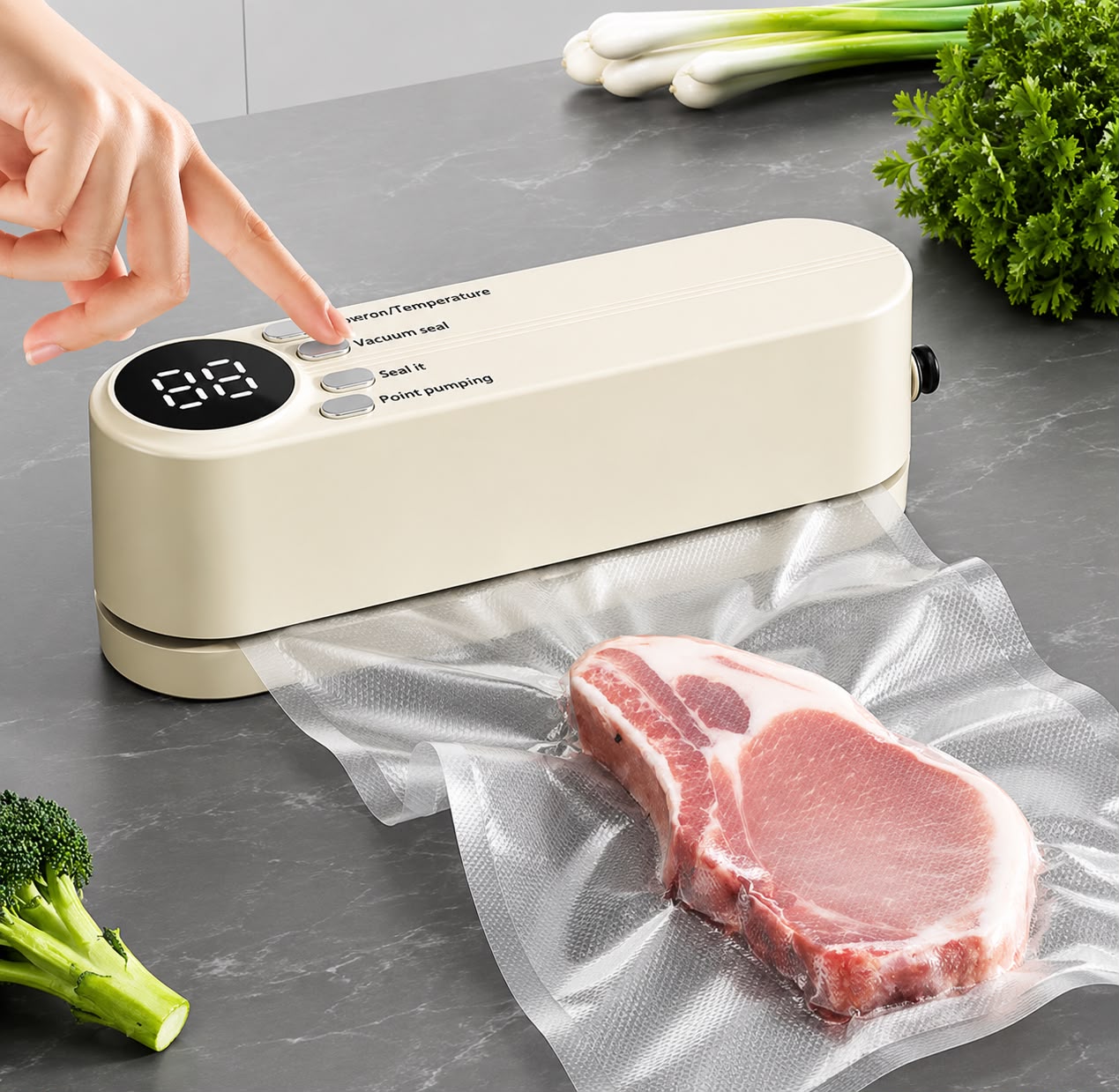 Mini Wireless Vacuum Sealer — Keep Food Fresh 3x Longer