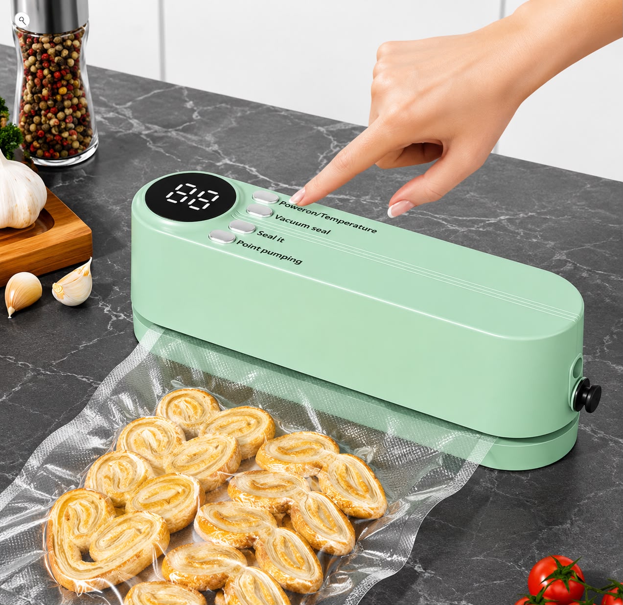 Mini Wireless Vacuum Sealer — Keep Food Fresh 3x Longer